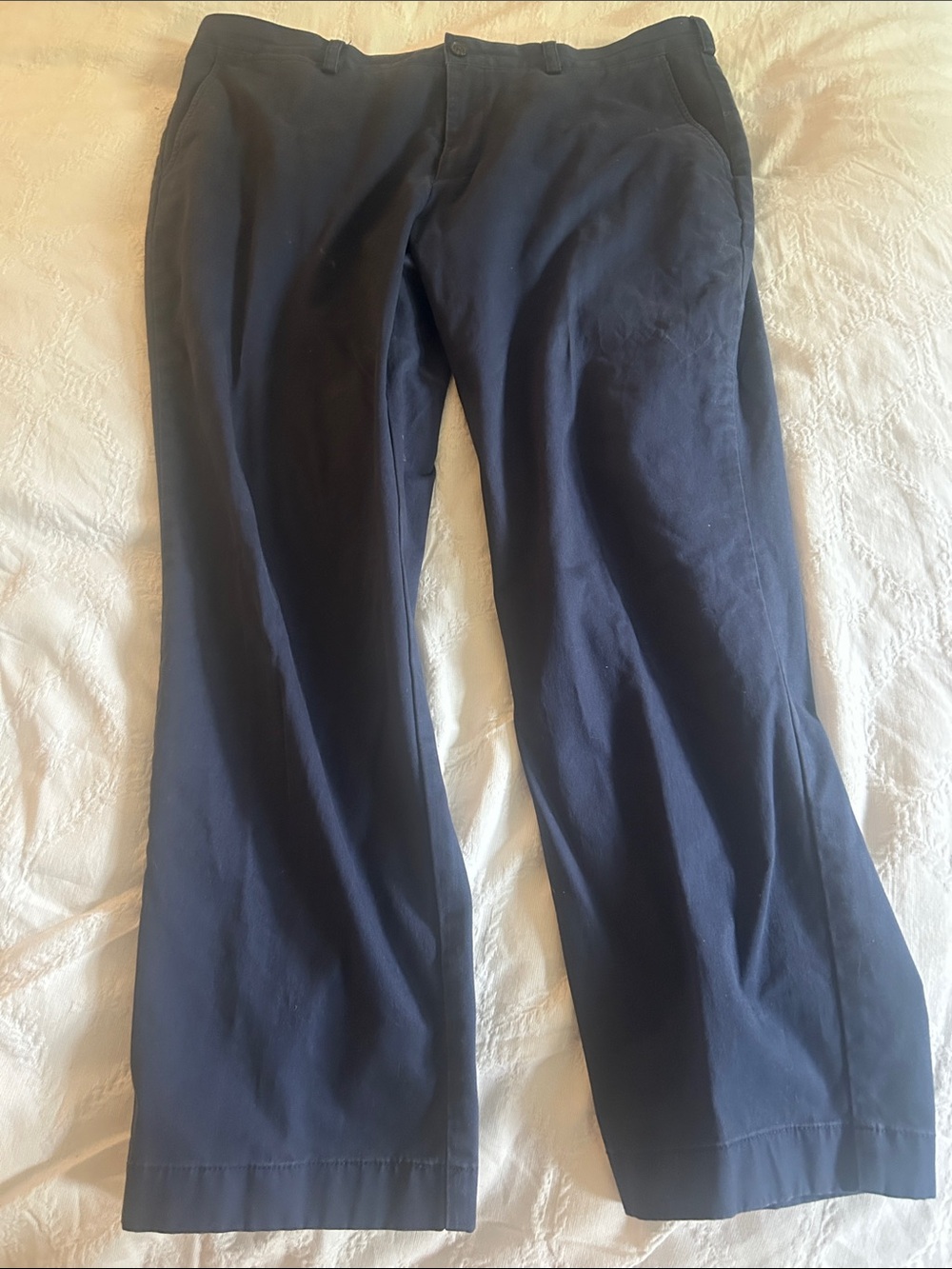 Brooks Brothers Navy Stretch Chinos